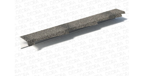 Планка фронтонная левая D_Cl античный серый (2000 мм) 