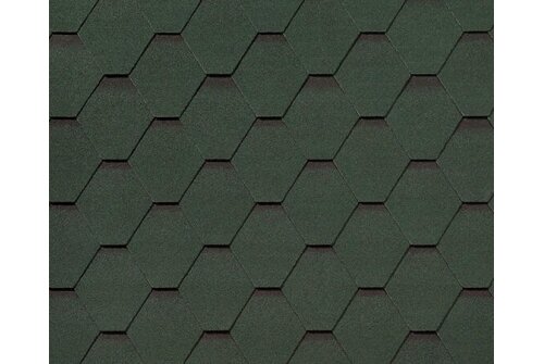 RoofShield черепица Классик Стандарт (3м2) Зеленый с оттенением