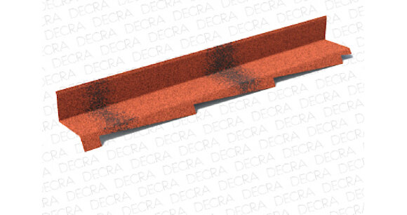 Планка примыкания левая D_Cl античный красный (2000 мм)