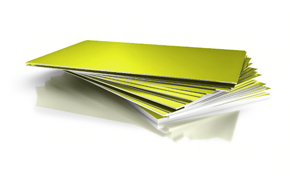 Плоский лист с полимерным покрытием, цвет RAL 1016