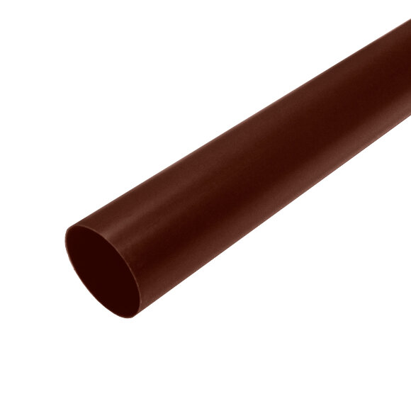 Труба водосточная 80x2000 мм цвет коричневый